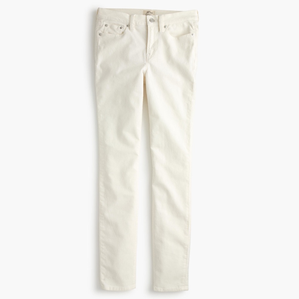 J. Crew toothpick cords in white